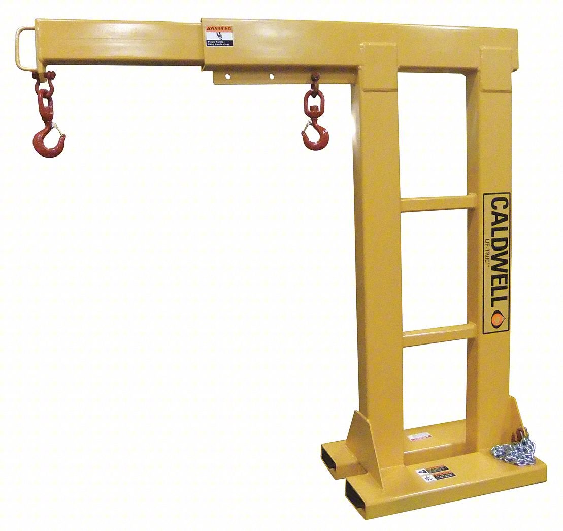 FORKLIFT BOOM,102" W,4,000 LB,YELLOW