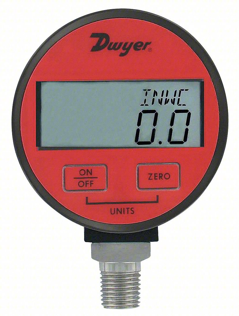 Digital Pressure Gauge,30 InHG
