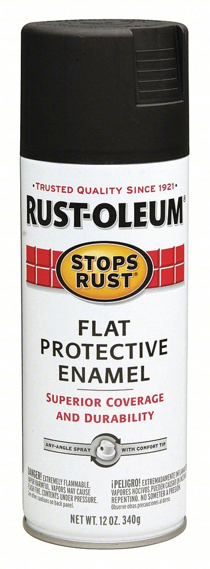 Spray Paint,Black,12 oz.