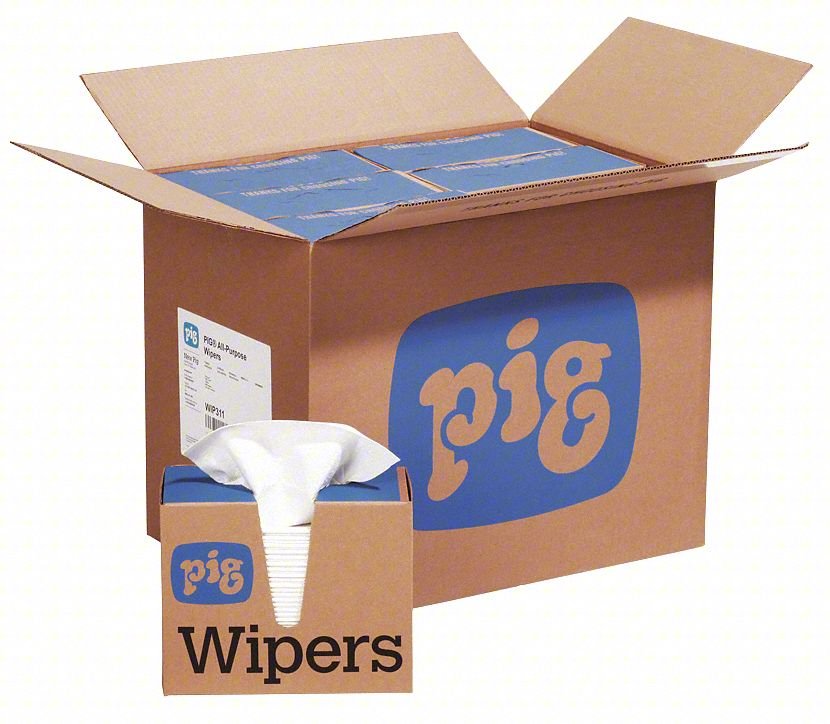 ALL-PURPOSE WIPES, BOX, PK12