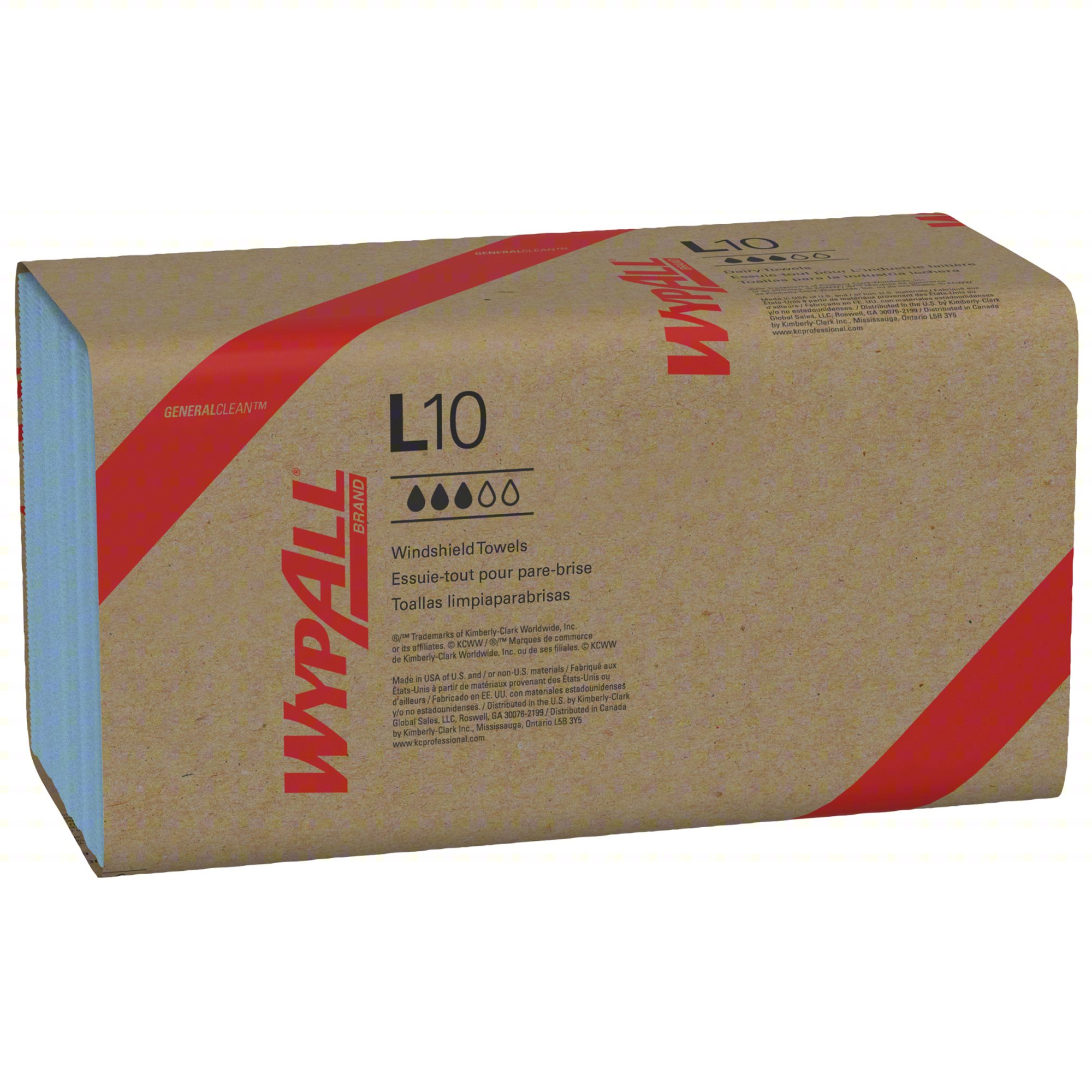 Dry Wipe,9" x 10-1/4",Blue,PK10
