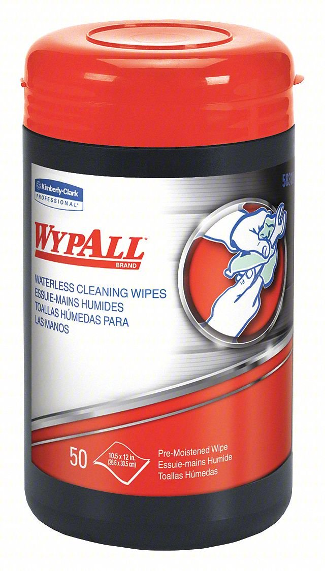Waterless Cleaning Wipes,PK8