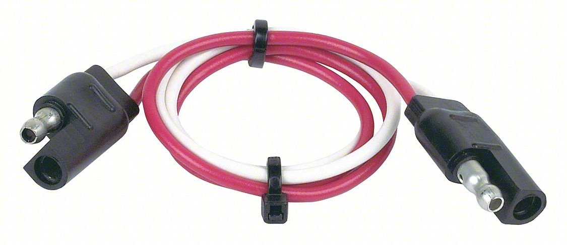FLAT ELECTRIC CONNECTOR,2-WAY,12 IN