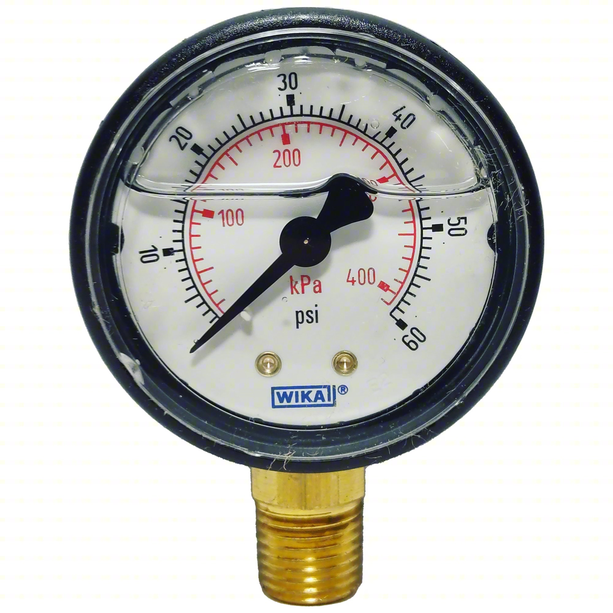 Pressure Gauge ,2" Dial Size,Bottom