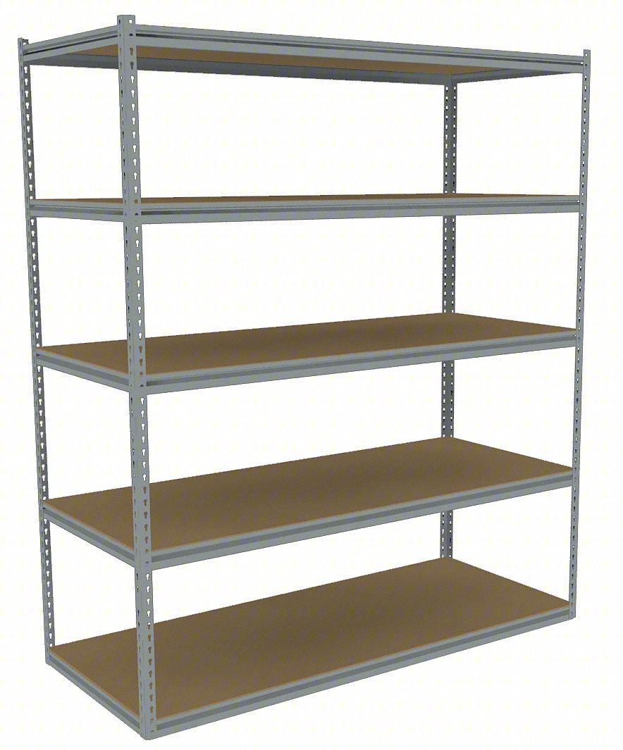 Boltless Shelving,30x84x72in, Strtr