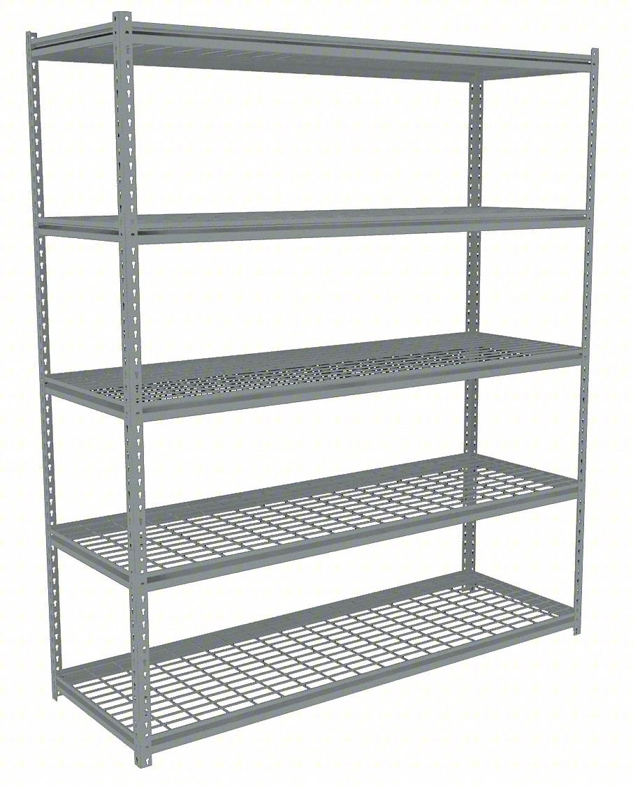 Boltless Shelving,30x84x72in, Strtr