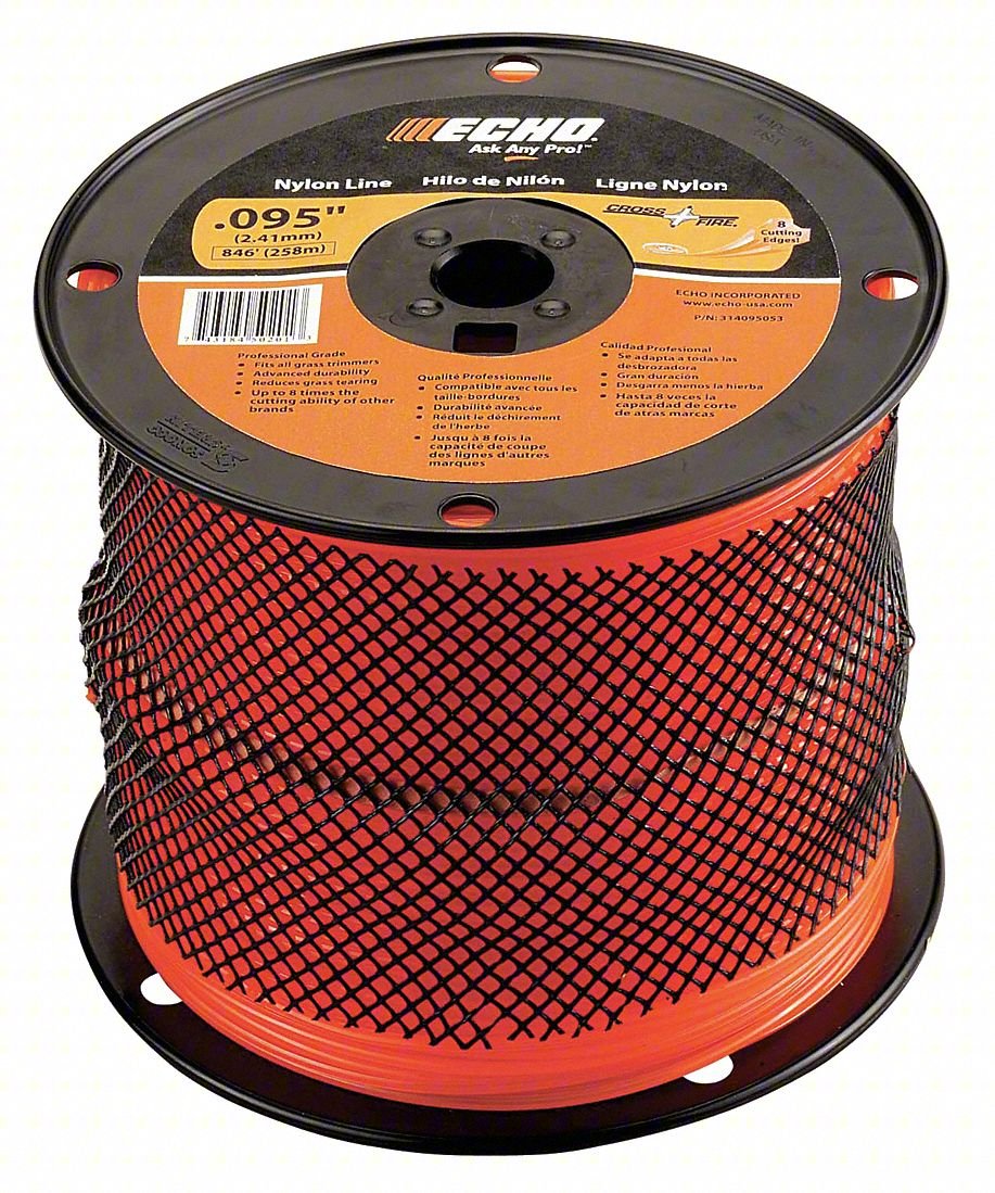 Round Trimmer Line,.095" Dia,3 lb. Spool