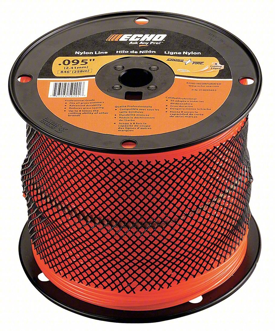 Round Trimmer Line,.095" Dia,5 lb. Spool