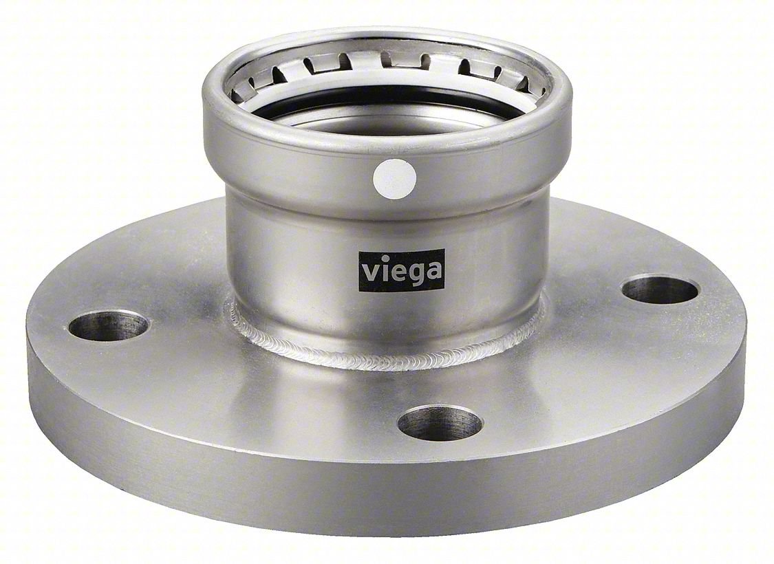 Flange,Metal,4" Tube Sz,4" Pipe Sz