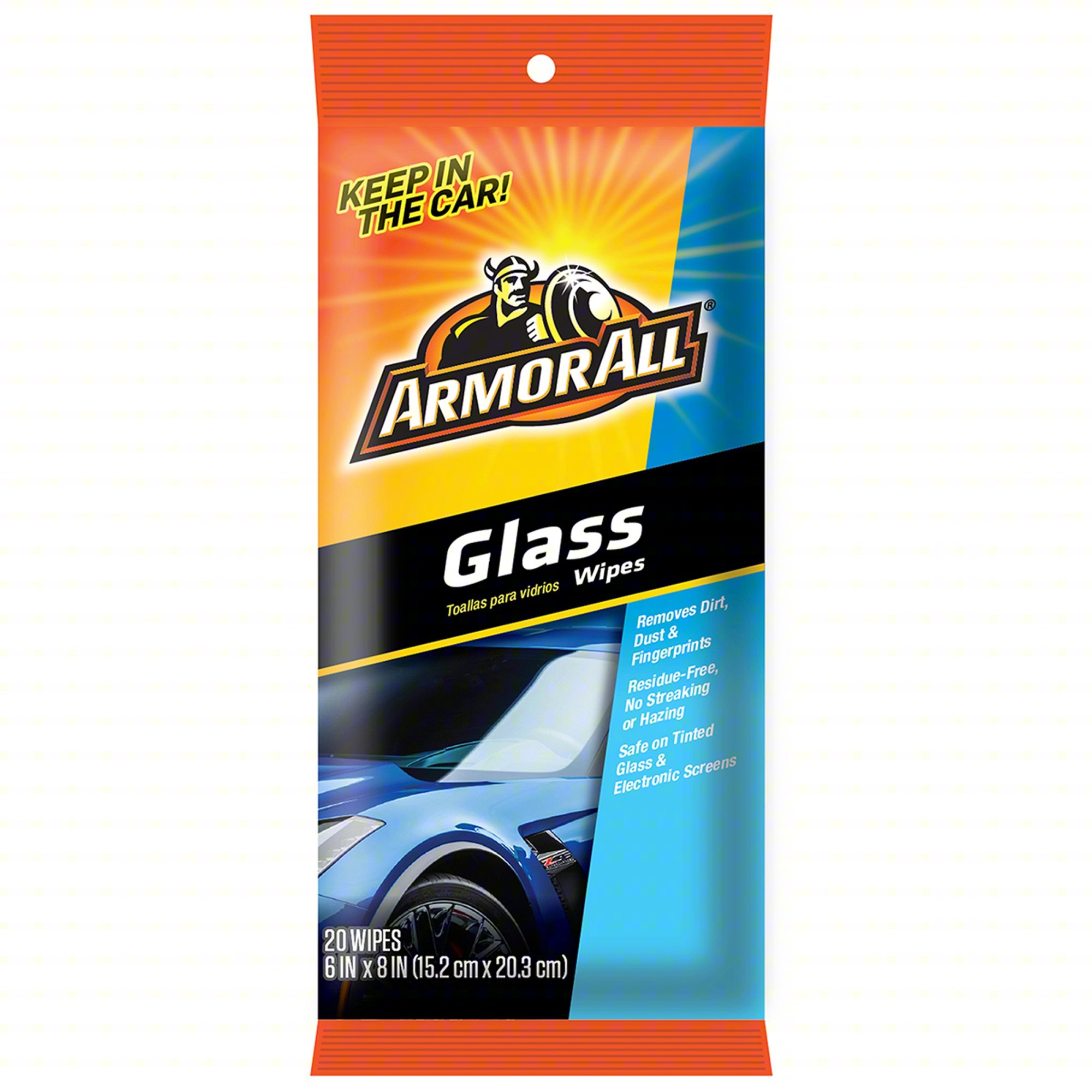 Auto Glass Cleaner,Wipe On,22 oz.,White