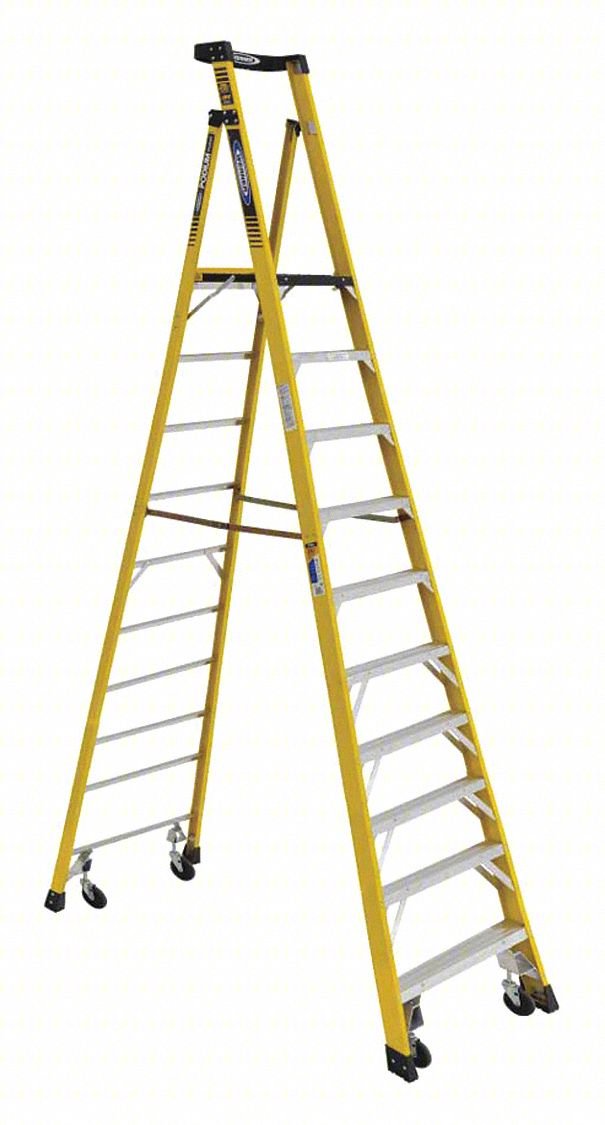 Podium Stepladder,375 lb. Load Capacity