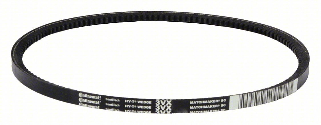 COGGED V-BELT: 3VX355, 35.5 IN OUTSIDE L