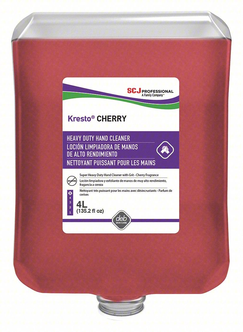 HAND CLEANER,RED,4 L,CHERRY,PK4