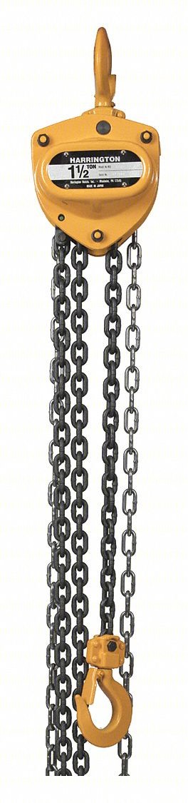Manual Chain Hoist,10 ft.Lift