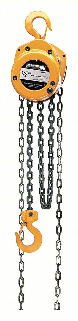 MANUAL CHAIN HOIST,30 FT.LIFT