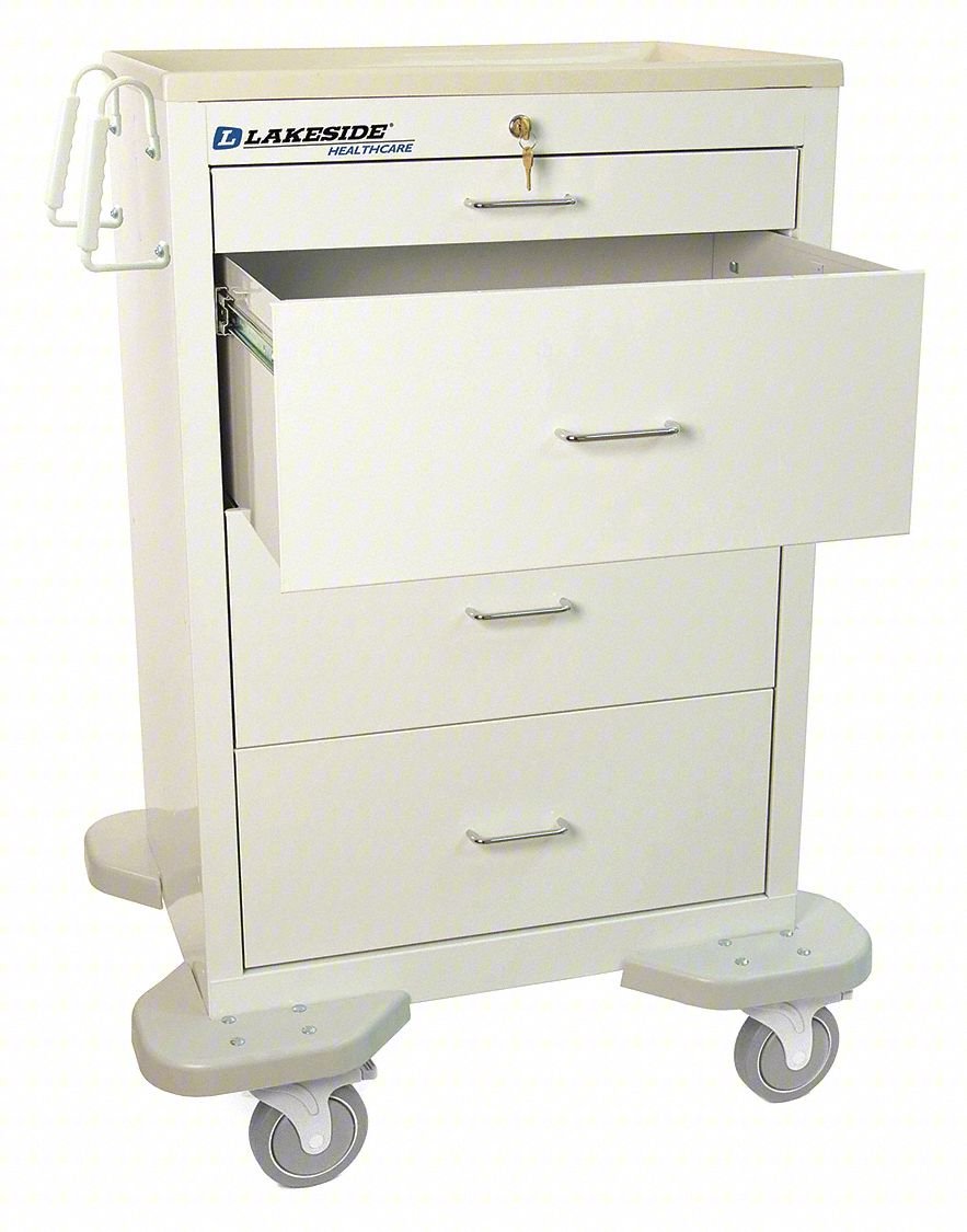 Medical Cart,White Cabinet