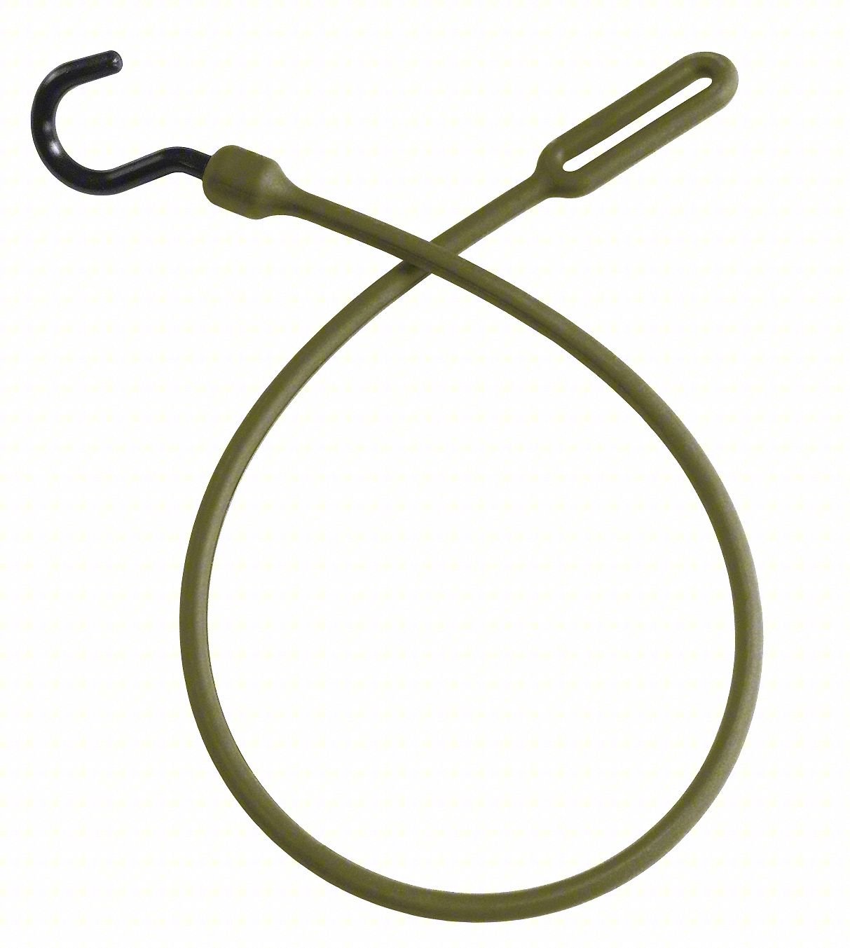 J-HOOK & C" LOOP,1 1/2" W,DARK GREEN