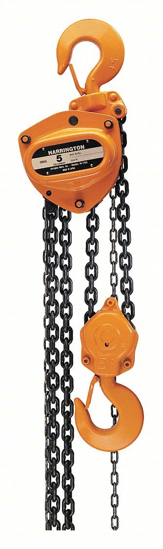 Manual Chain Hoist,12000lb,15ft Lift