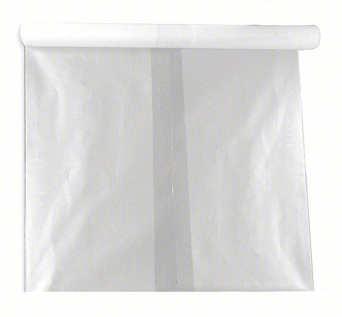 Trash Bag,350 gal.,Clear,PK50