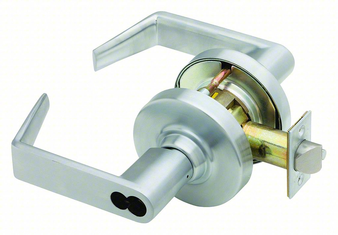 Lever Lockset,Mechanical,Entrance,Grd. 1
