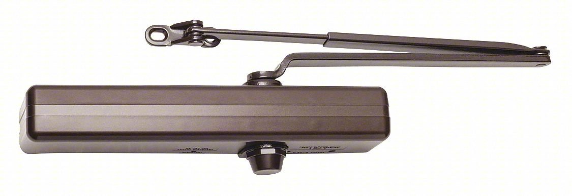 Door Closer,Dark Bronze,3inW,Reversible
