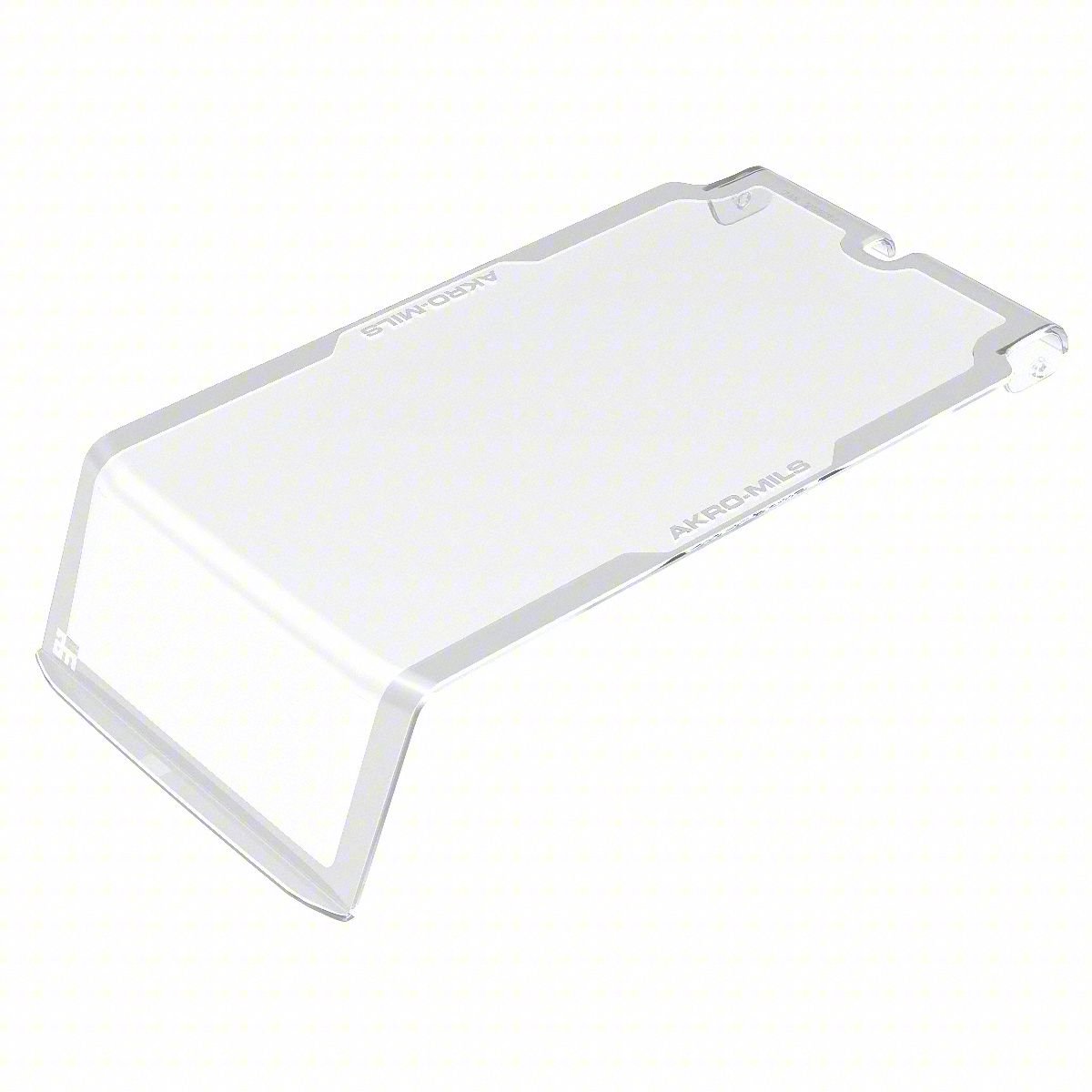 Bin Lid,Clear,Polystyrene,10 1/2 in