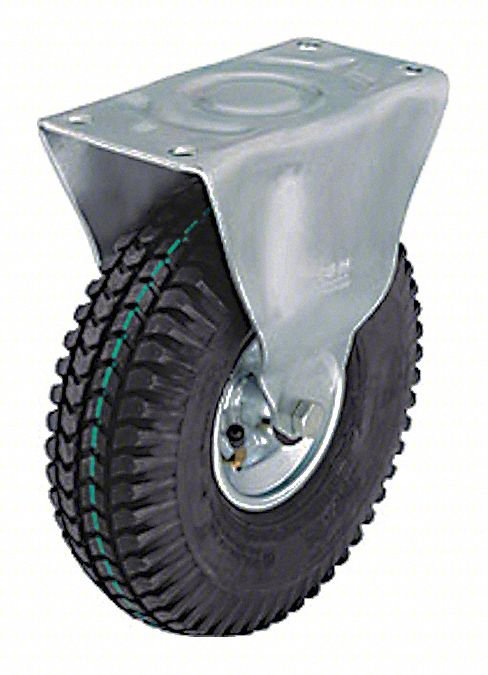 PLATE CASTER,RIGID,RUBBER,12 1/8"H