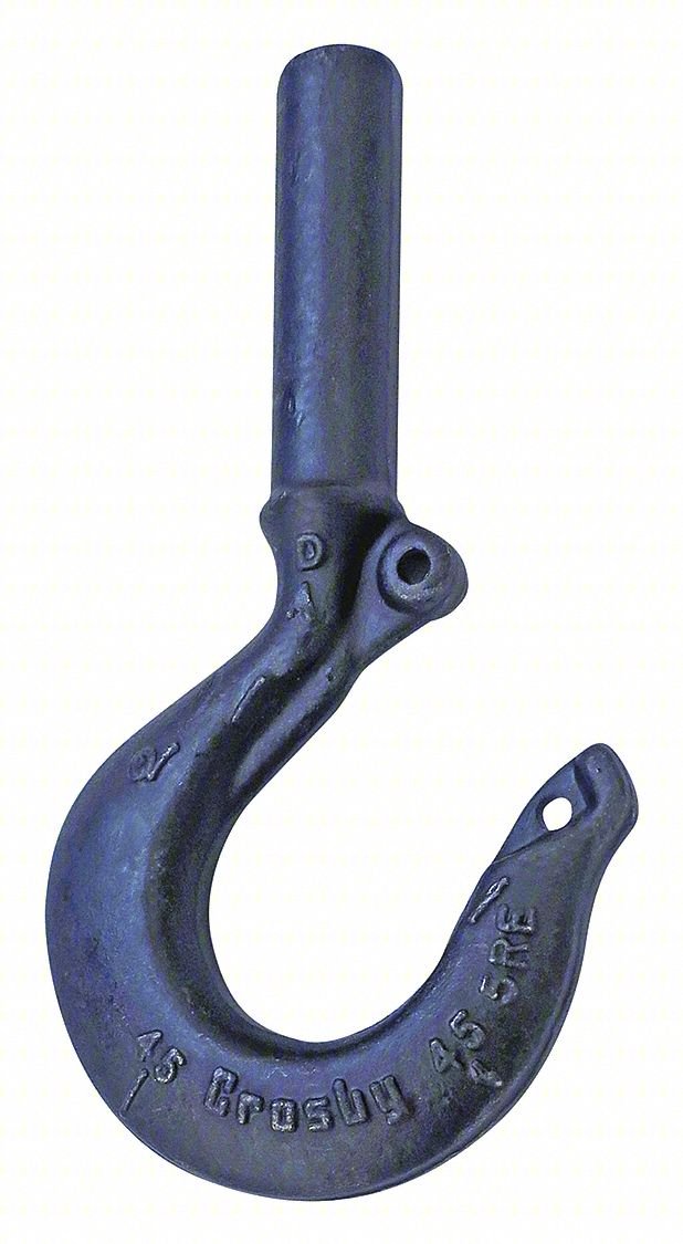 SHANK HOOK,ALLOY STEEL,7/8 IN,2,000 LB