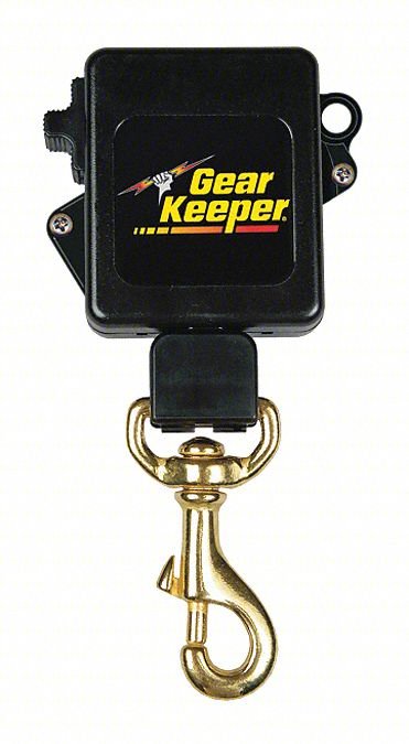 KEY RETRACTOR: 3/8 IN KEY RING DIA, NYLO