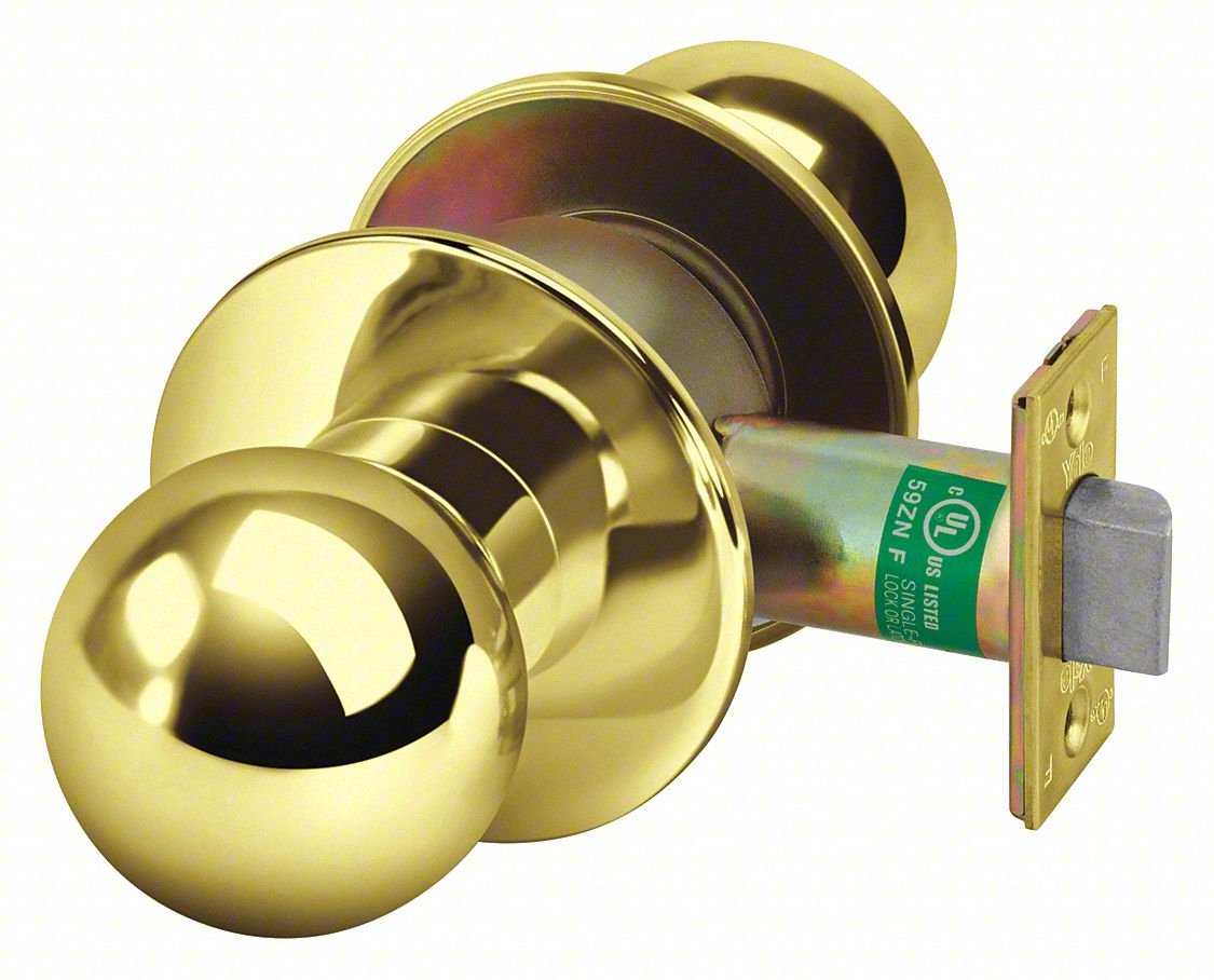 Knob Lockset,Mechanical,Passage,Grd. 1