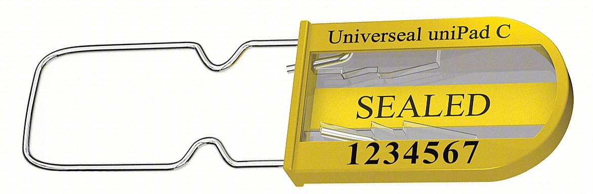 PADLOCK SEALS: PLASTIC, 1 3/16 IN L X 7/