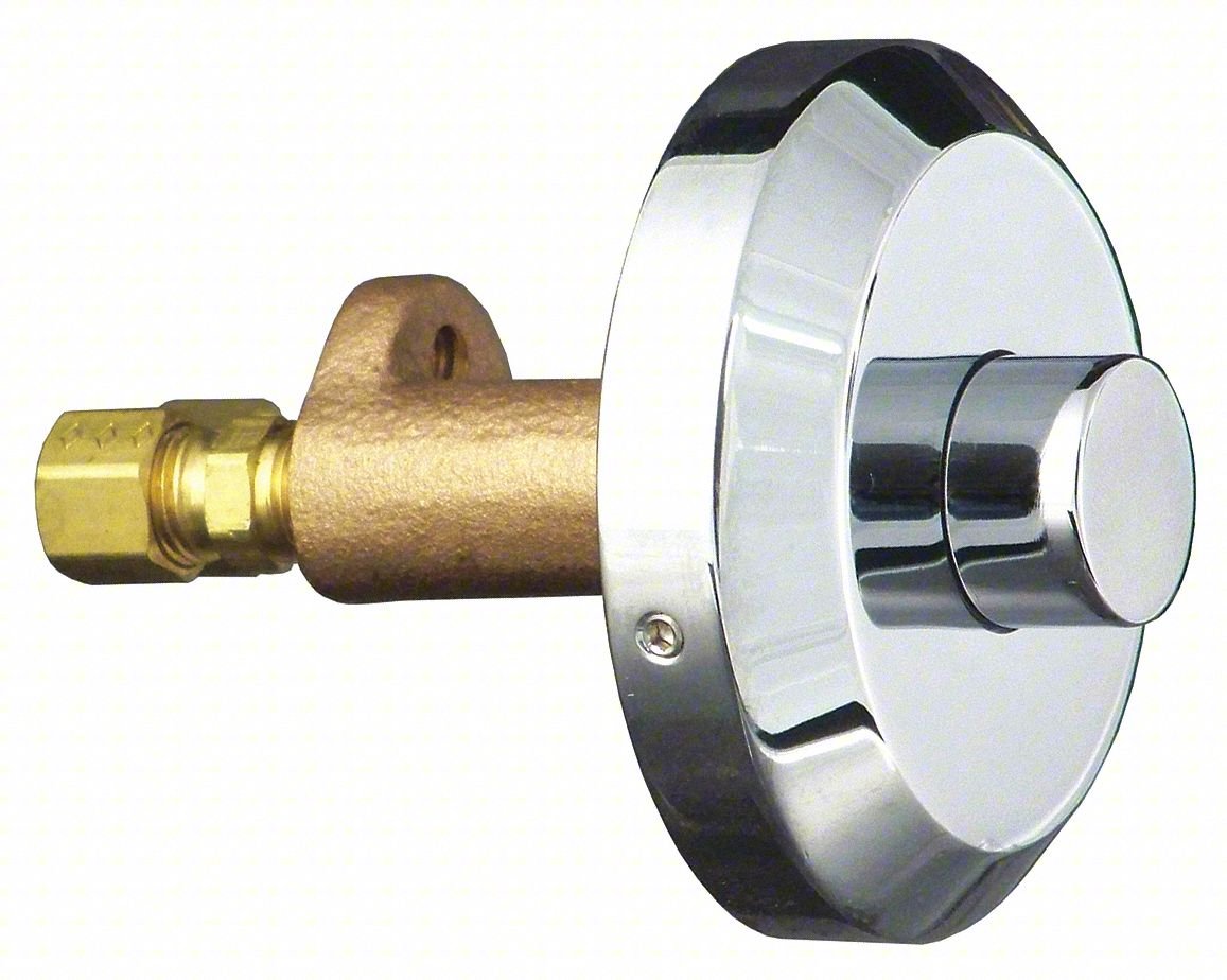 Push Button Assembly,1-1/2 in.Size,Brass
