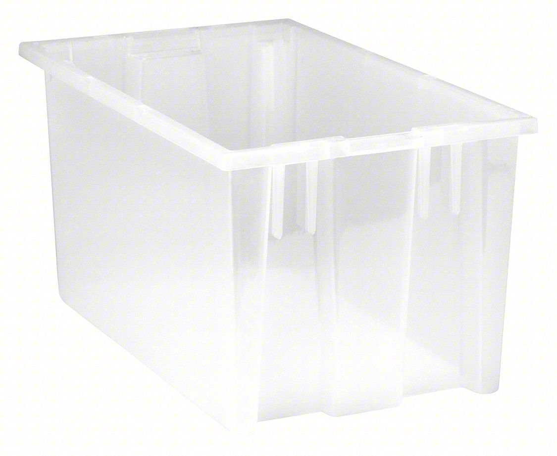 Stk and Nest Ctr,Clear,Solid,PP
