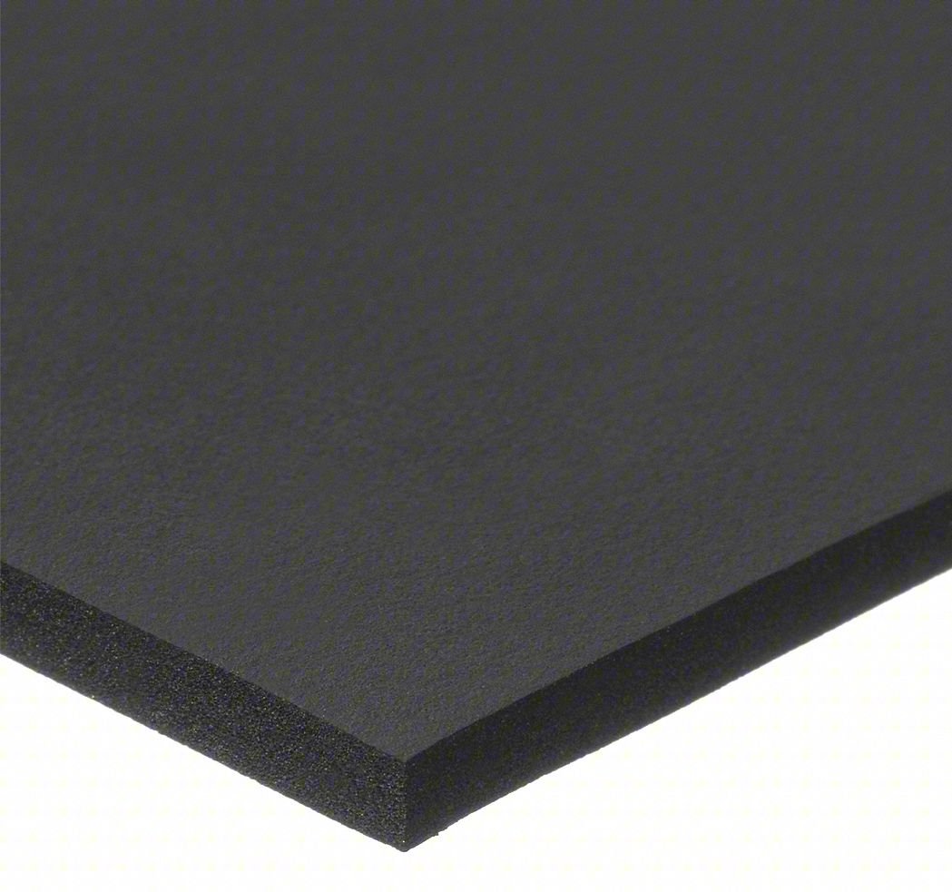 Polyurethane Strip,L 10 ft,Black