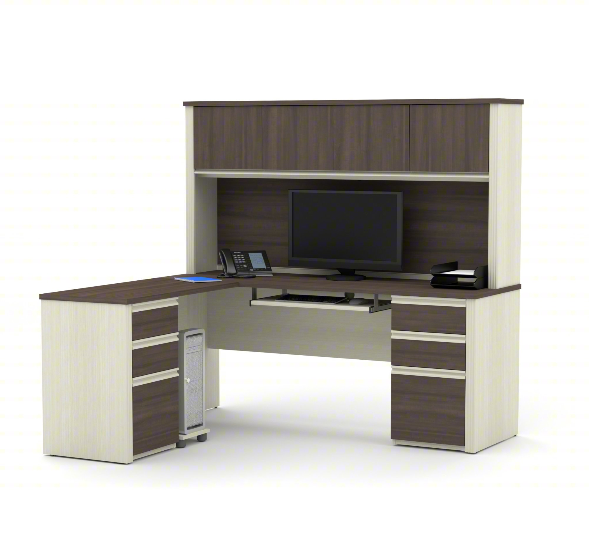 L-SHAPED WORKSTATION,66.8" H