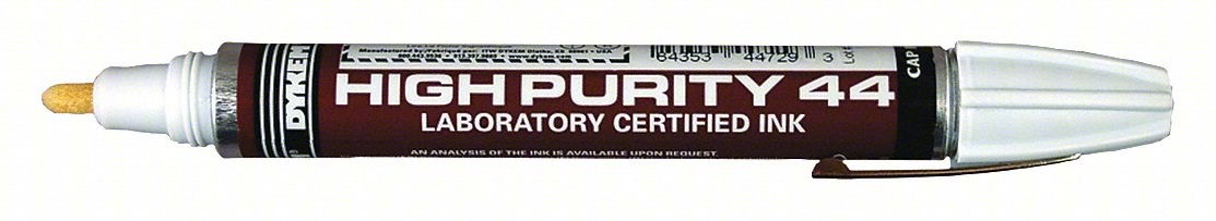 Industrial Paint Marker,White,Medium Tip