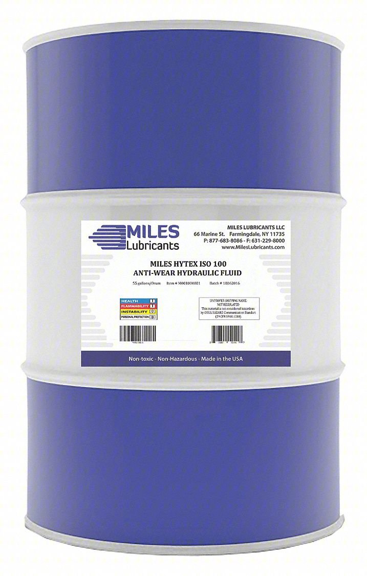 HYDRAULIC OIL,ISO 100,55 GAL,DRUM