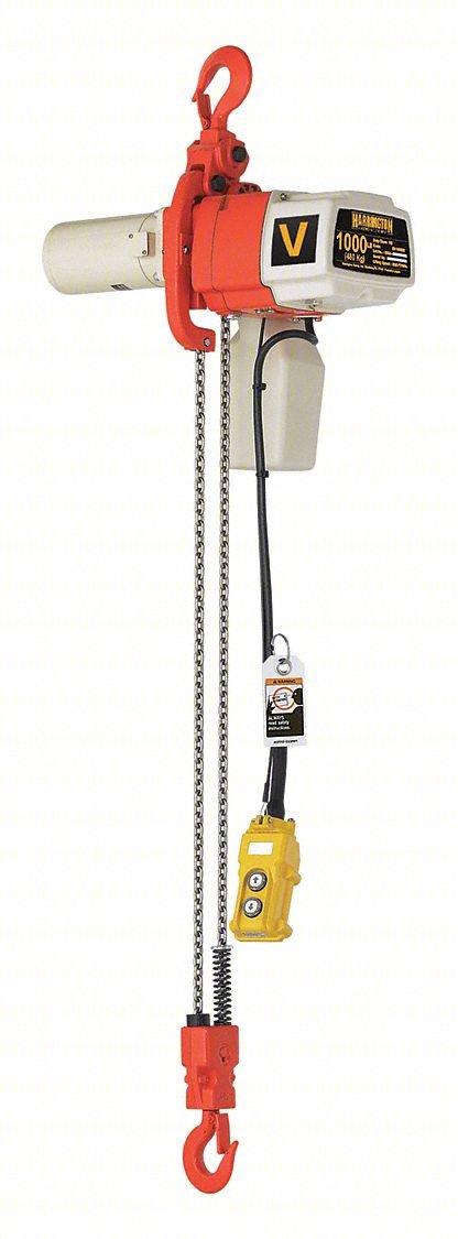 Electric Chain Hoist,1000 lb,15 ft. Lift
