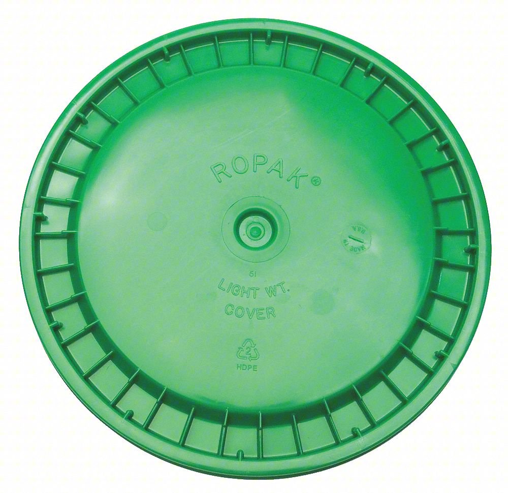 Plastic Pail Lid,Green,HDPE