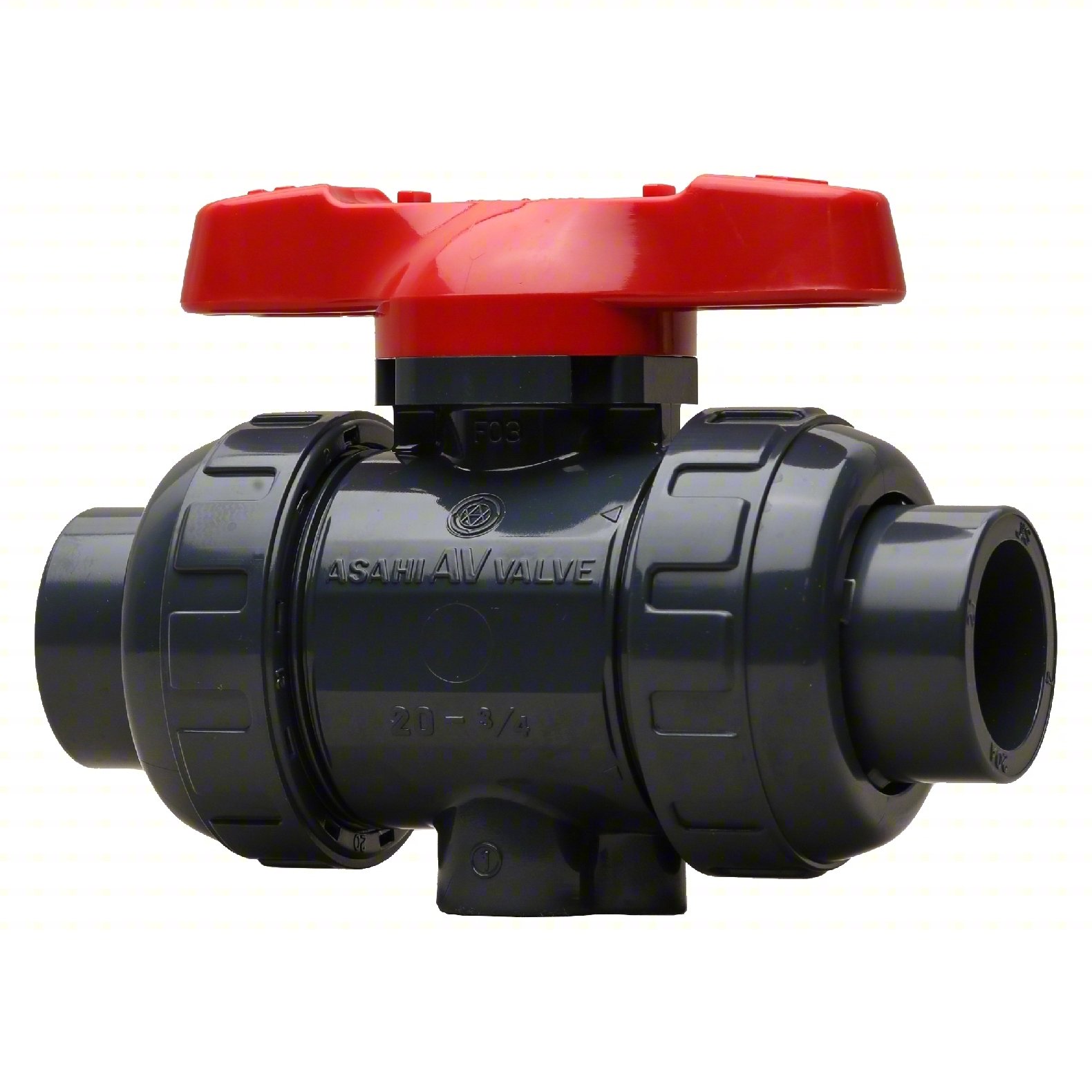 MANUAL 2-WAY BALL VALVE,SOCKET,PVC