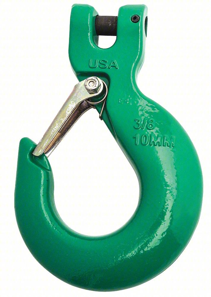 SLING HOOK,ALLOY STEEL,1 1/2 IN,8,800 LB