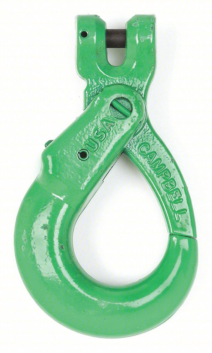 SELF-LOCK HOOK,ALLOY STL,1 7/8",8,800 LB