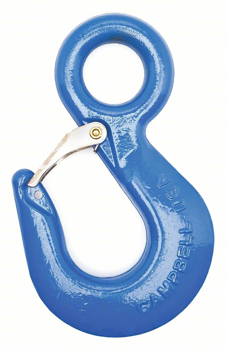SLIP HOOK,ALLOY STEEL,1 1/8 IN,3,000 LB