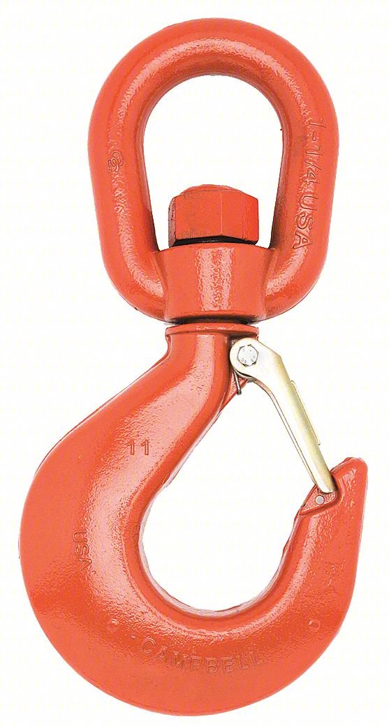 SLIP HOOK,ALLOY STEEL,1 3/4 IN,10,000 LB