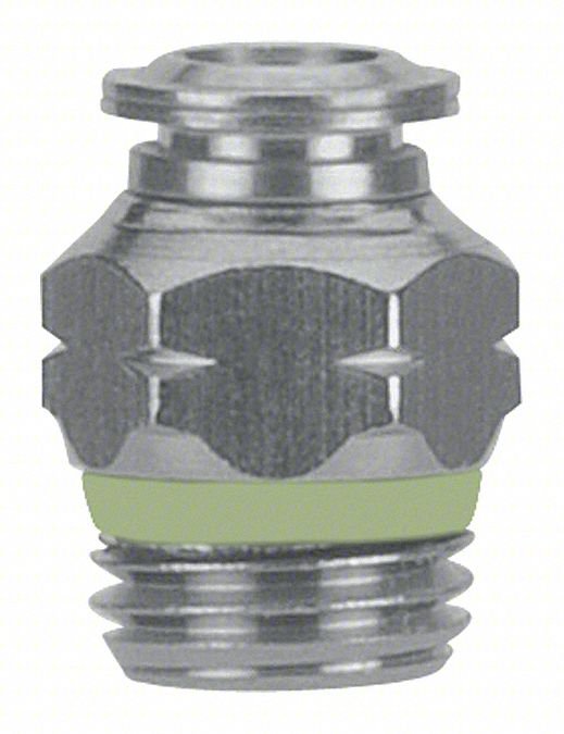 Male Connector,SS,33/64" Hex,6mm Tube
