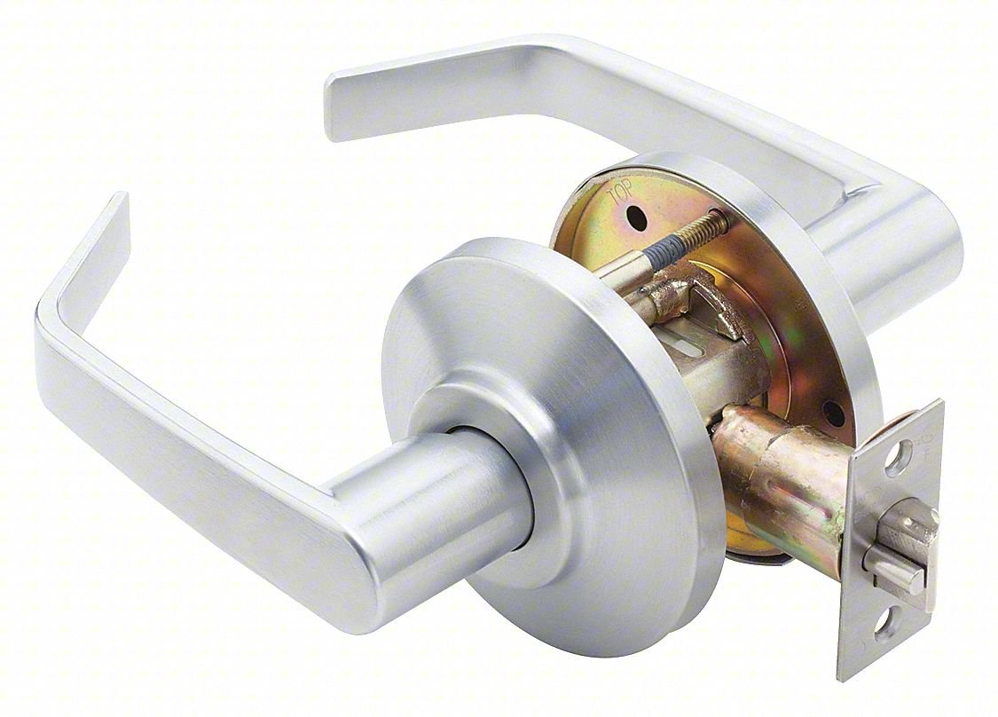 Lever Lockset,Mechanical,Passage,Grd. 2