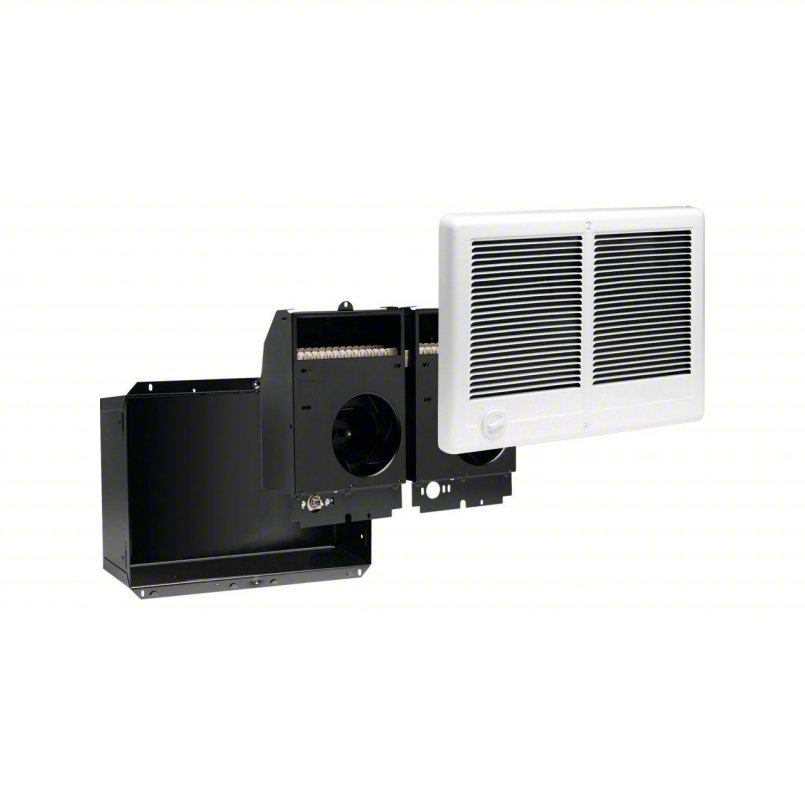 RECESSED ELECTRIC WALL HEATER, WHITE