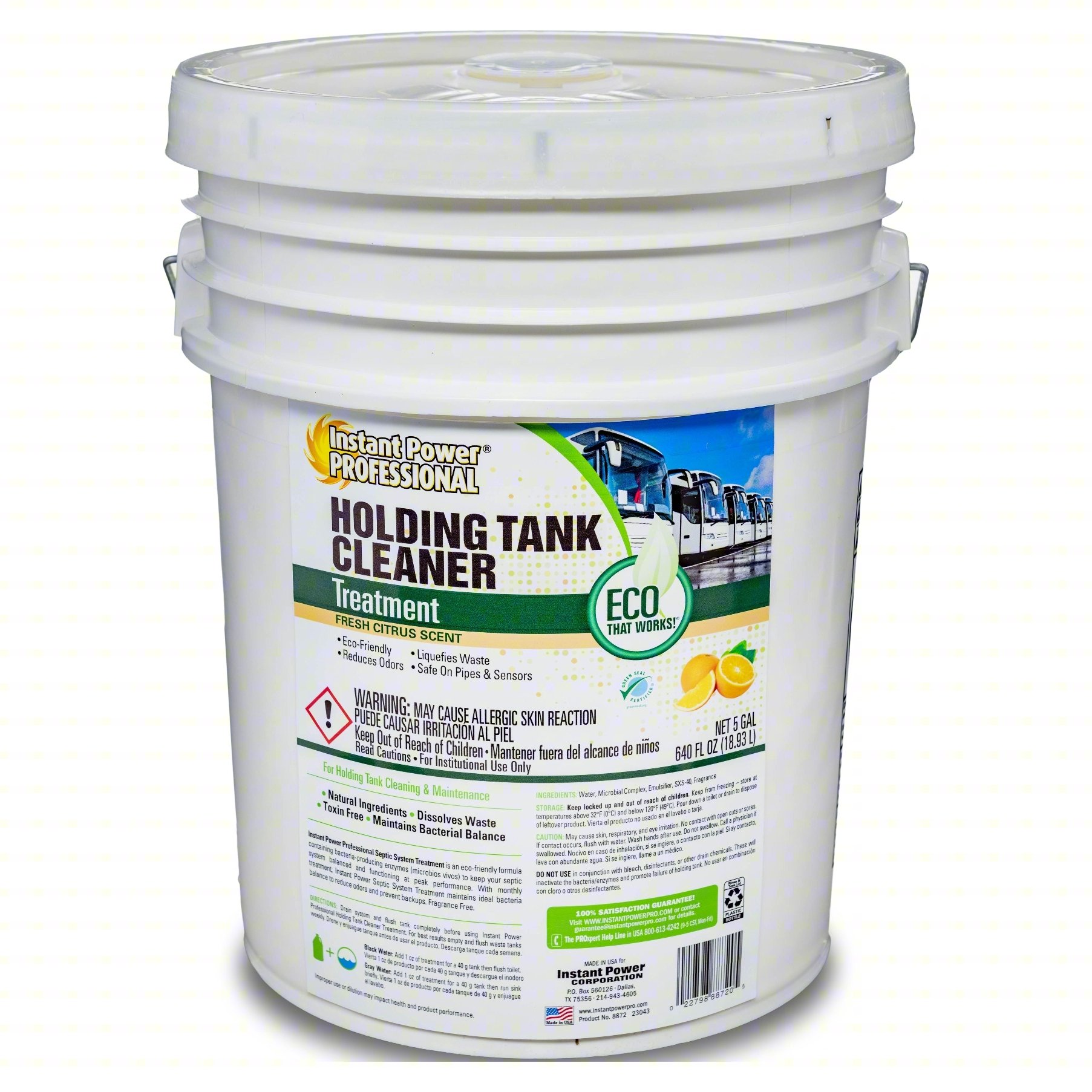 Holding Tank Cleaner/Treat,Bkt,5 gal,Liq