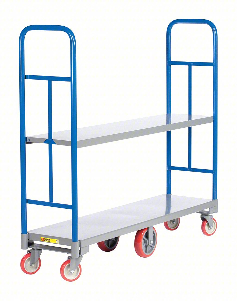 Narrow Aisle Platform Truck,2000 lb.