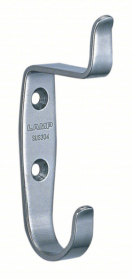STRAP HOOK, SILVER, SS, 1 5/32 IN D